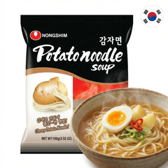 Nongshim Authentic Korean Instant Noodles alla Patata - Gamja Myeon 100g