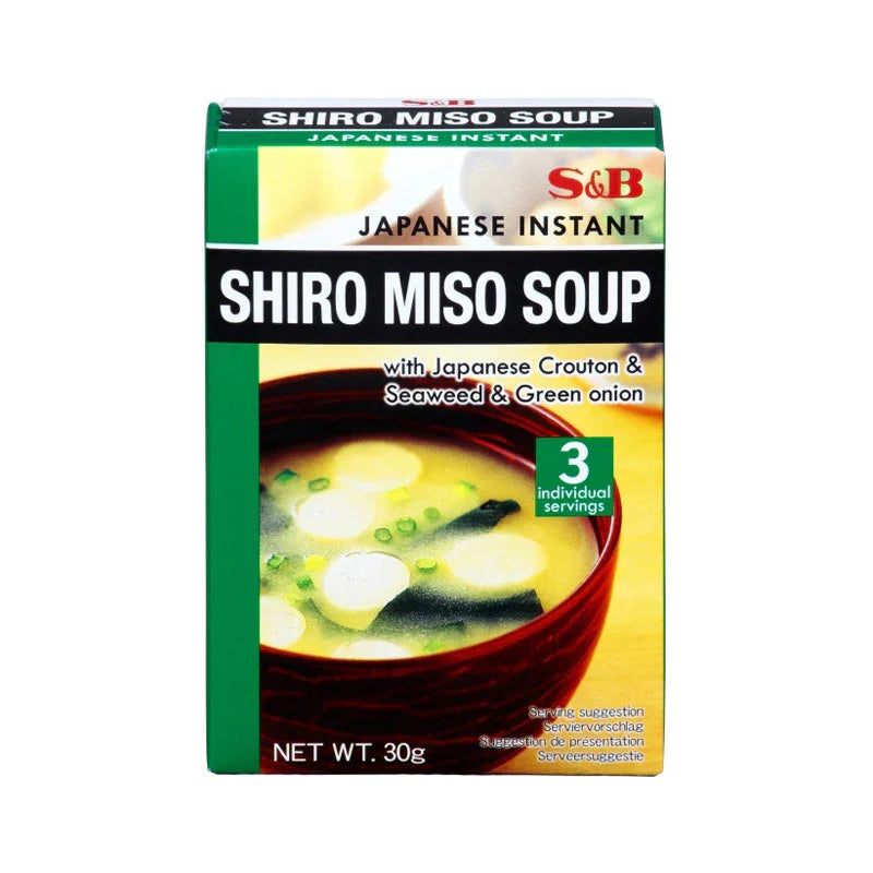 S&B Instant Shiro Miso Soup (Mild) 30g 2