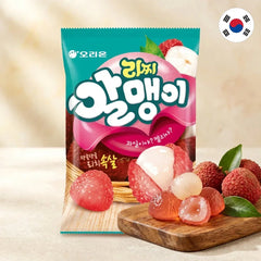 Orion Richy Authentic Korean Fruit Gummy Candy with Chewy Centers - Almaengi Jelly 67g