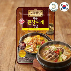 Ottogi Authentische Koreanische Doenjang-Jjigae-Würzpaste mit Chadol - Natürlich Fermentierte Soybean Paste Suppe 130g