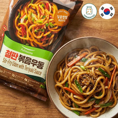 Pulmuone Auténticos Fideos Udon Salteados al Estilo Plancha - Cheolpan Bokkeum Udon 457g (Refrigerado)
