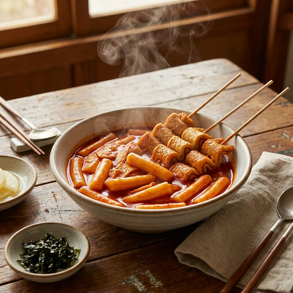 Tteokbokki & Fish Cake Skewers