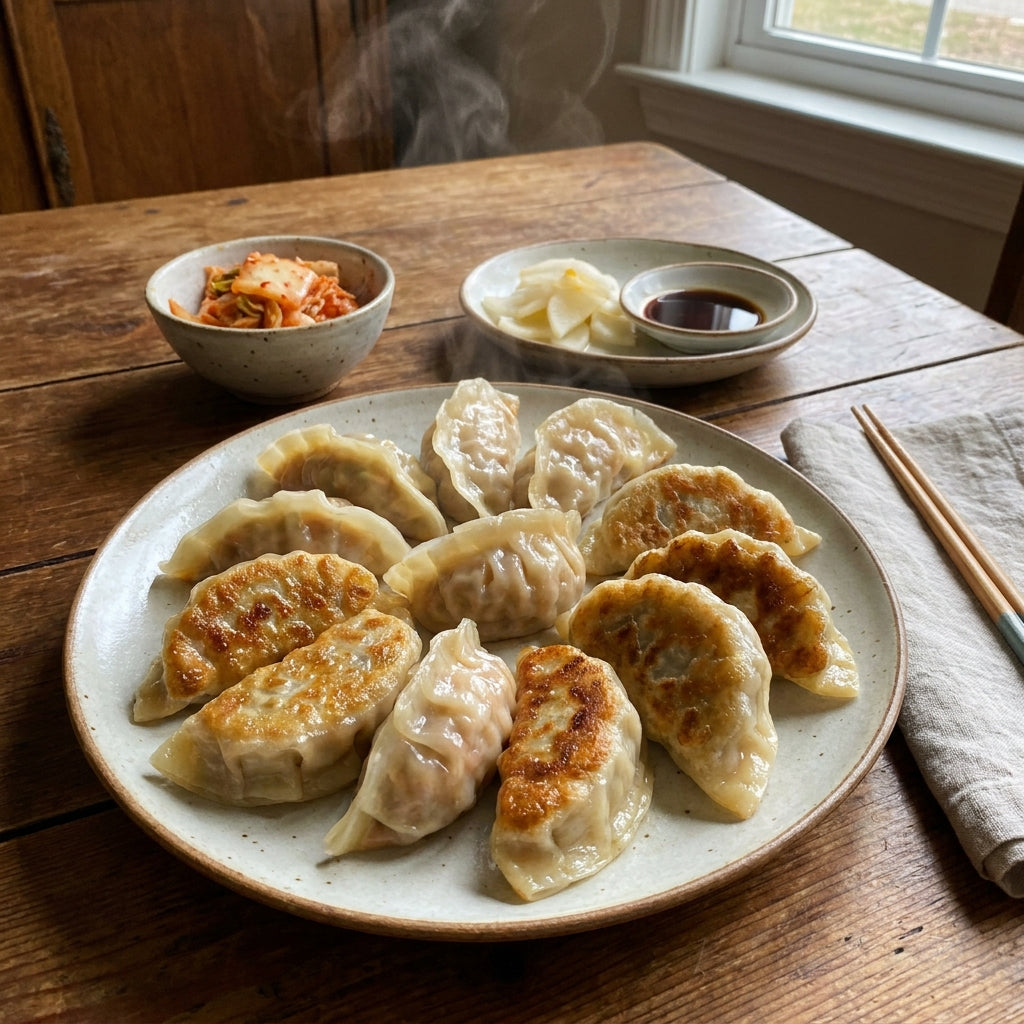 Homemade Korean Mandu