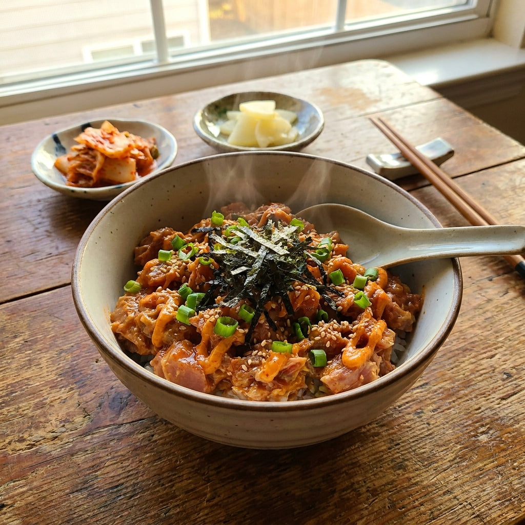 Sriracha Mayo Tuna Rice Bowl