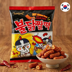 Samyang Authentic Korean Spicy Rice Cake Snack - Buldak Jjaltteok 120g