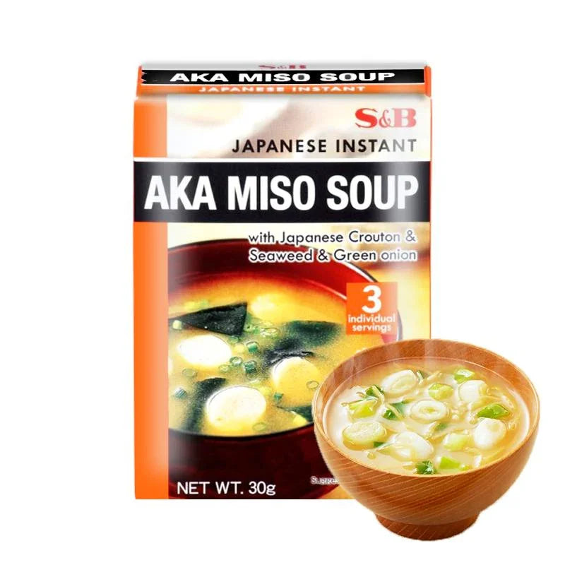 S&B Instant Red Miso Soup (Rich Flavor) 30g 2