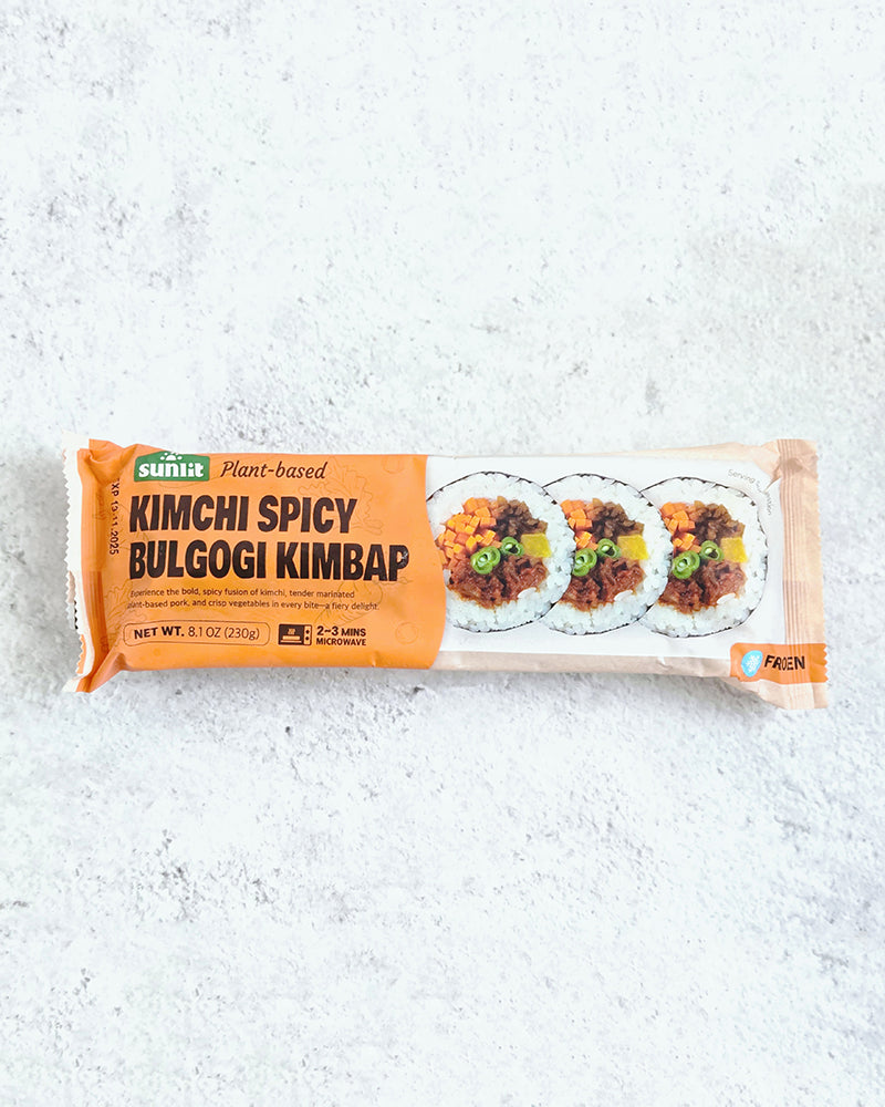 SUNLIT Plant-based 김치 불고기 김밥 230g - 냉동 - DotAsia :: 유럽 최대 아시아 식품 온라인몰 | 한국 K-Food ·일본·중국 식품 전문