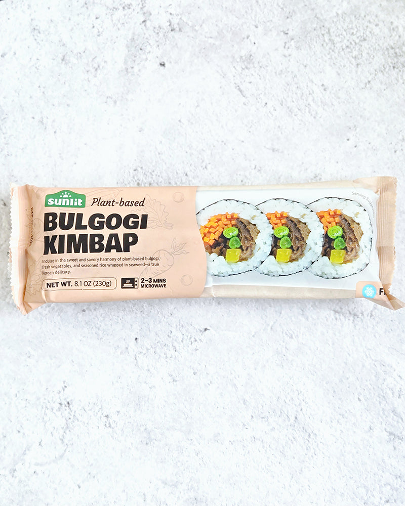 SUNLIT Plant-based 불고기 김밥 230g - 냉동 - DotAsia :: 유럽 최대 아시아 식품 온라인몰 | 한국 K-Food ·일본·중국 식품 전문