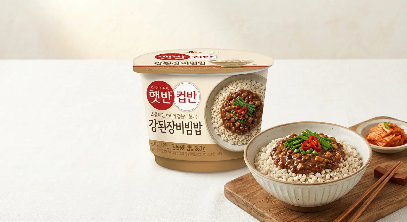 CJ Hetbahn Cup Rice Strong Doenjang Bibimbap 280g 1