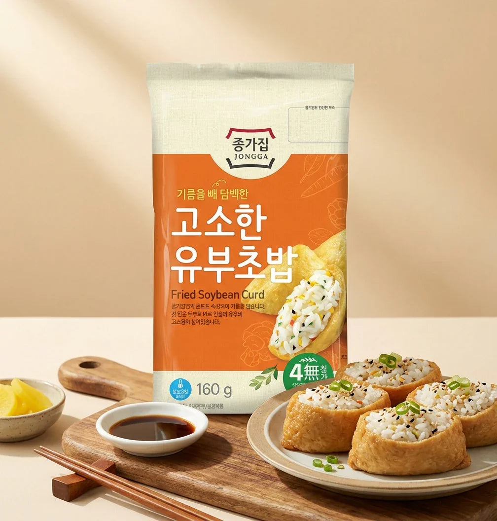 Jongga Fried Soybean Curd Rice Kit 160g | Korean Food